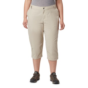 Columbia Broek Dames, Silver Ridge 2.0 Capri Plus Size Khaki, 56GFDLKMV